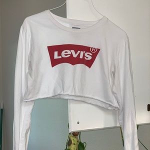 Levi’s Long Sleeve Crop Top